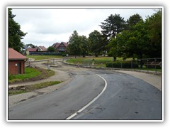 Baumaßnahme Mehringer Straße / Lindenstraße.