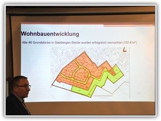 das Siedlungsgebiet in Steide