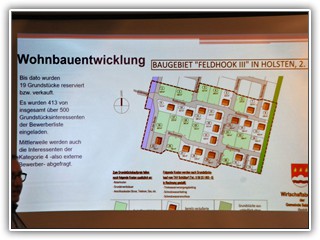 bis dato sind 19 Grundstücke reserviert oder verkauft