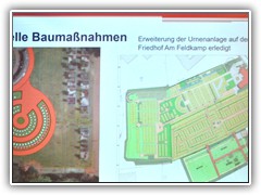 Friedhof Am Feldkamp mit der Urnenanlage