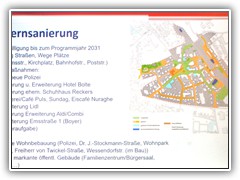 eine Liste der Ortskernsanierung bis 2031