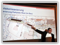 der Bürgermeister erklärt alles genau